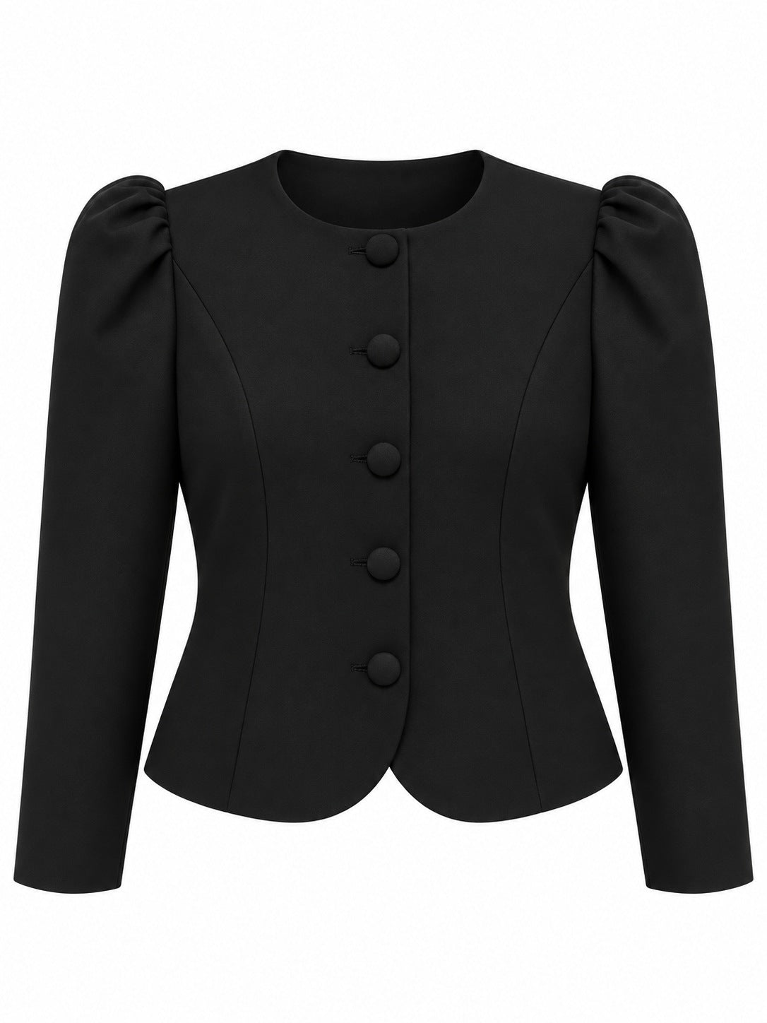 Alexandra Black Long-Sleeve Jacket