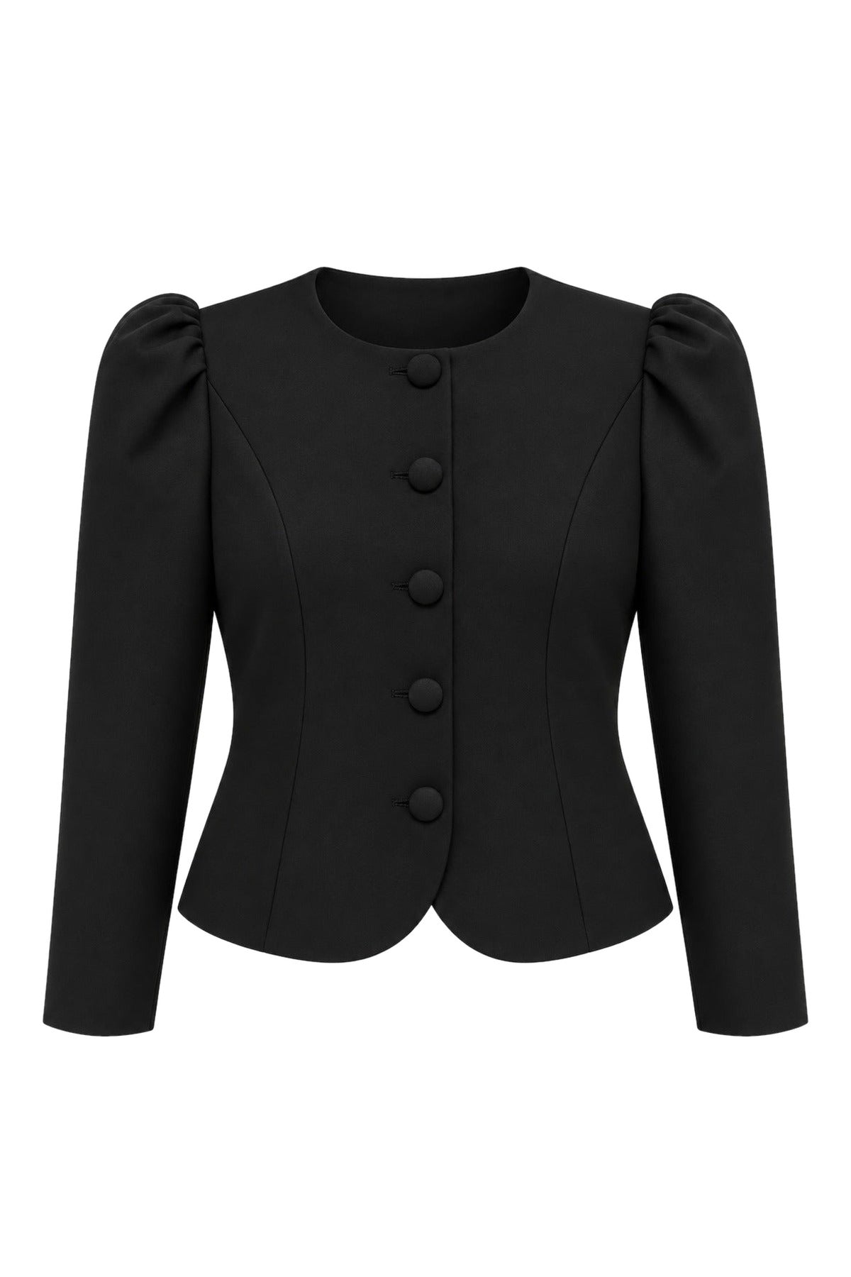 Alexandra Black Long-Sleeve Jacket