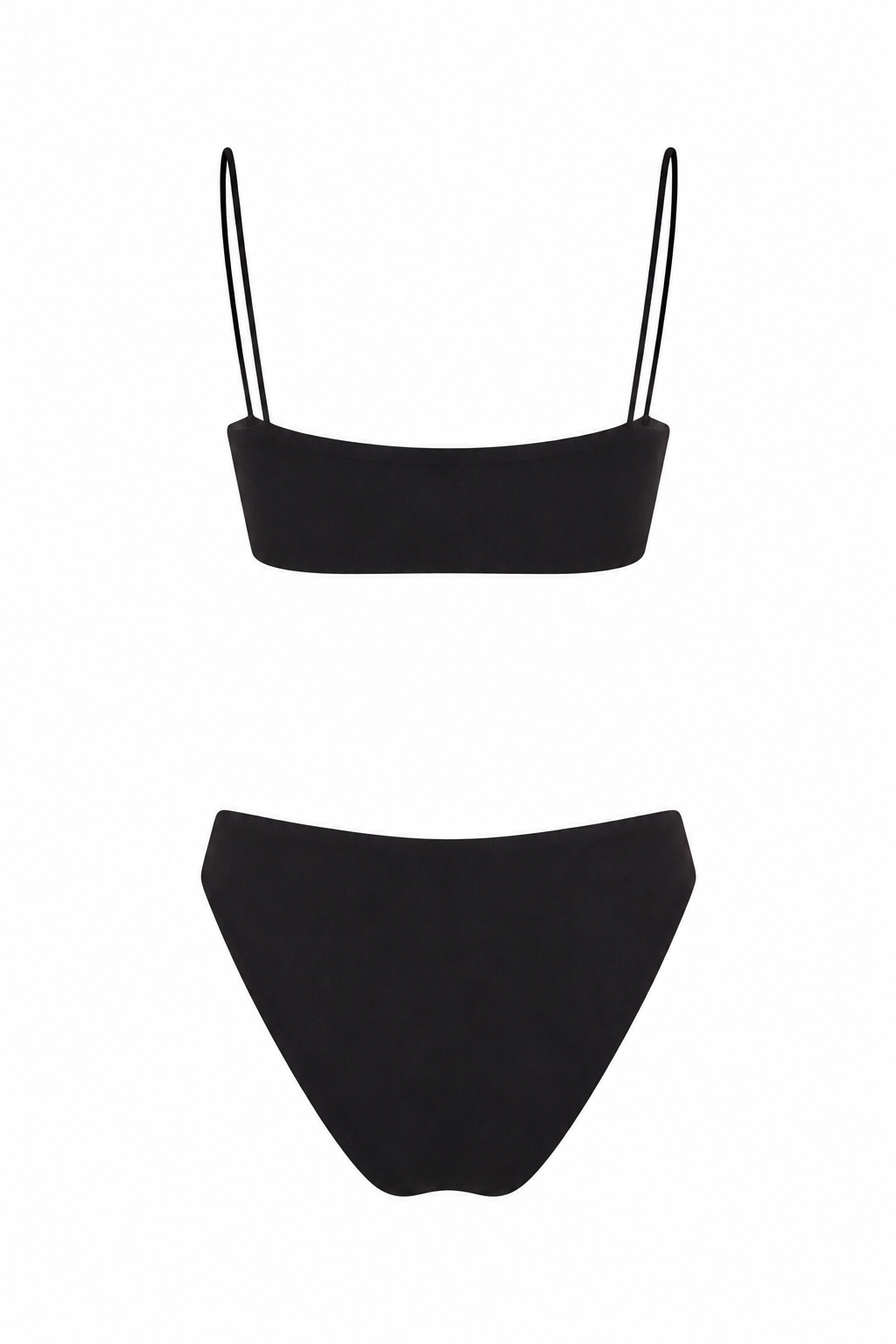 Seamless Strappy Bikini Black detail