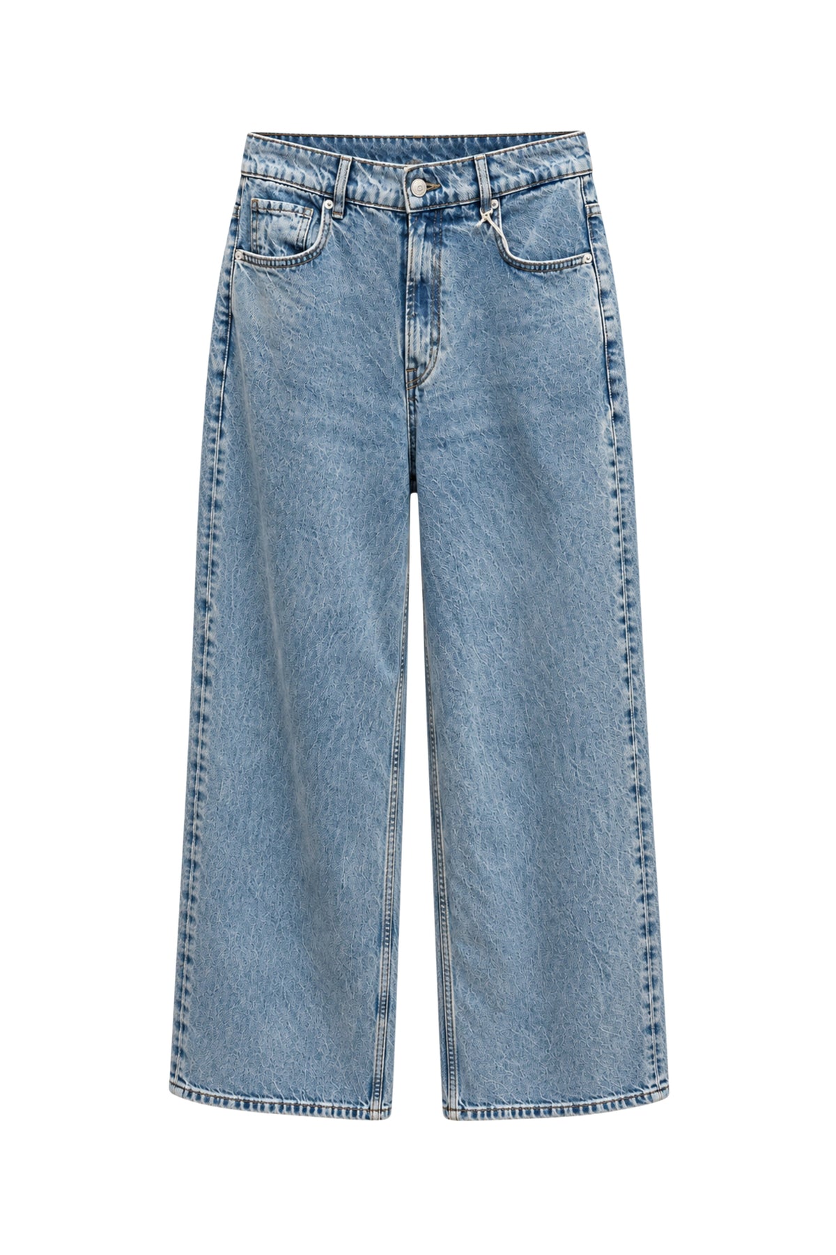 Nessa Light Blue Straight-Leg Jeans