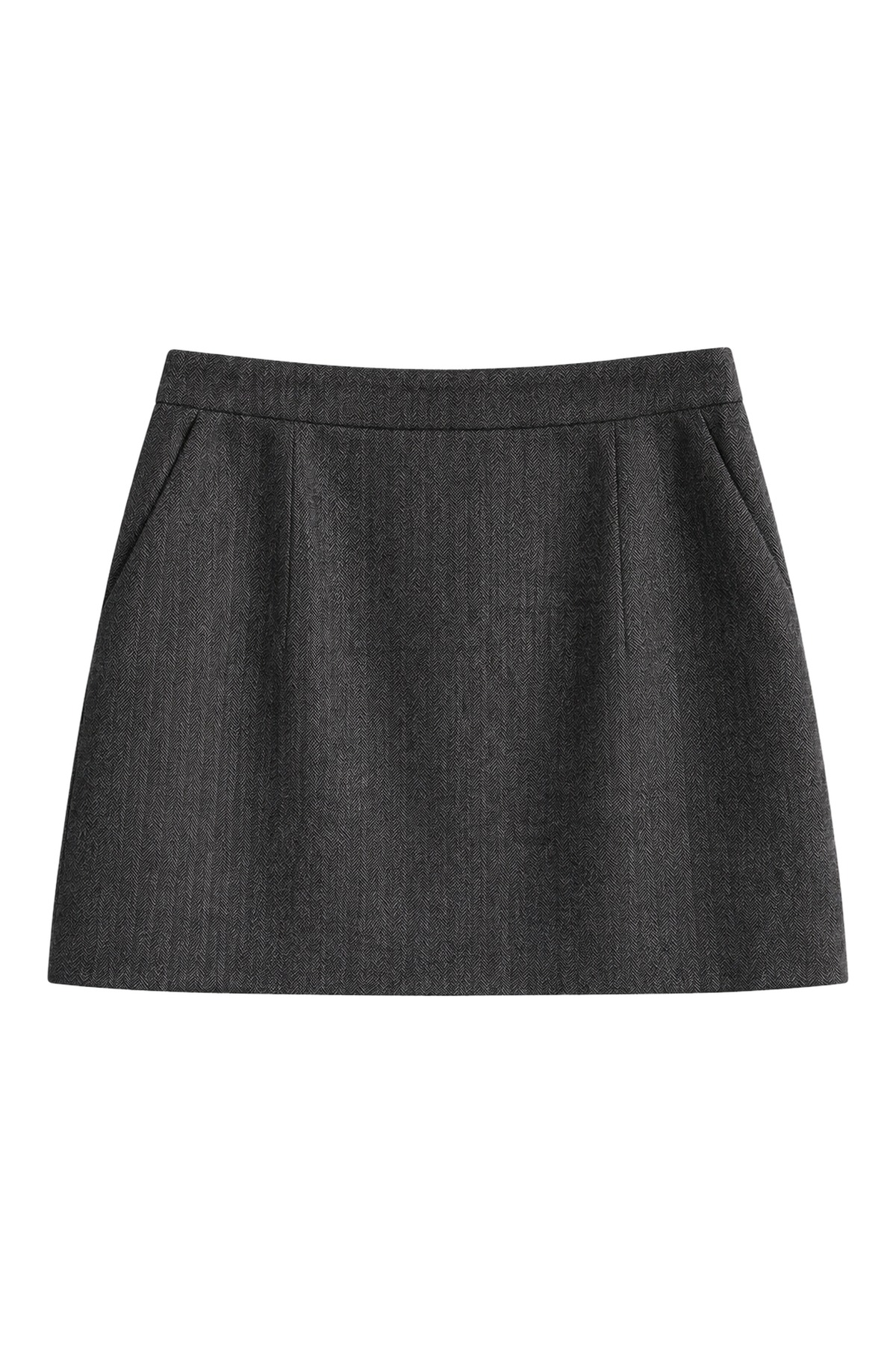 Mila Gray Mini Skirt