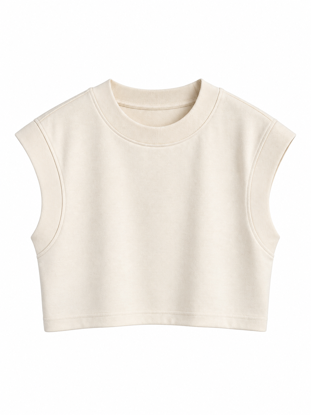 Nola Cream Cropped T-Shirt