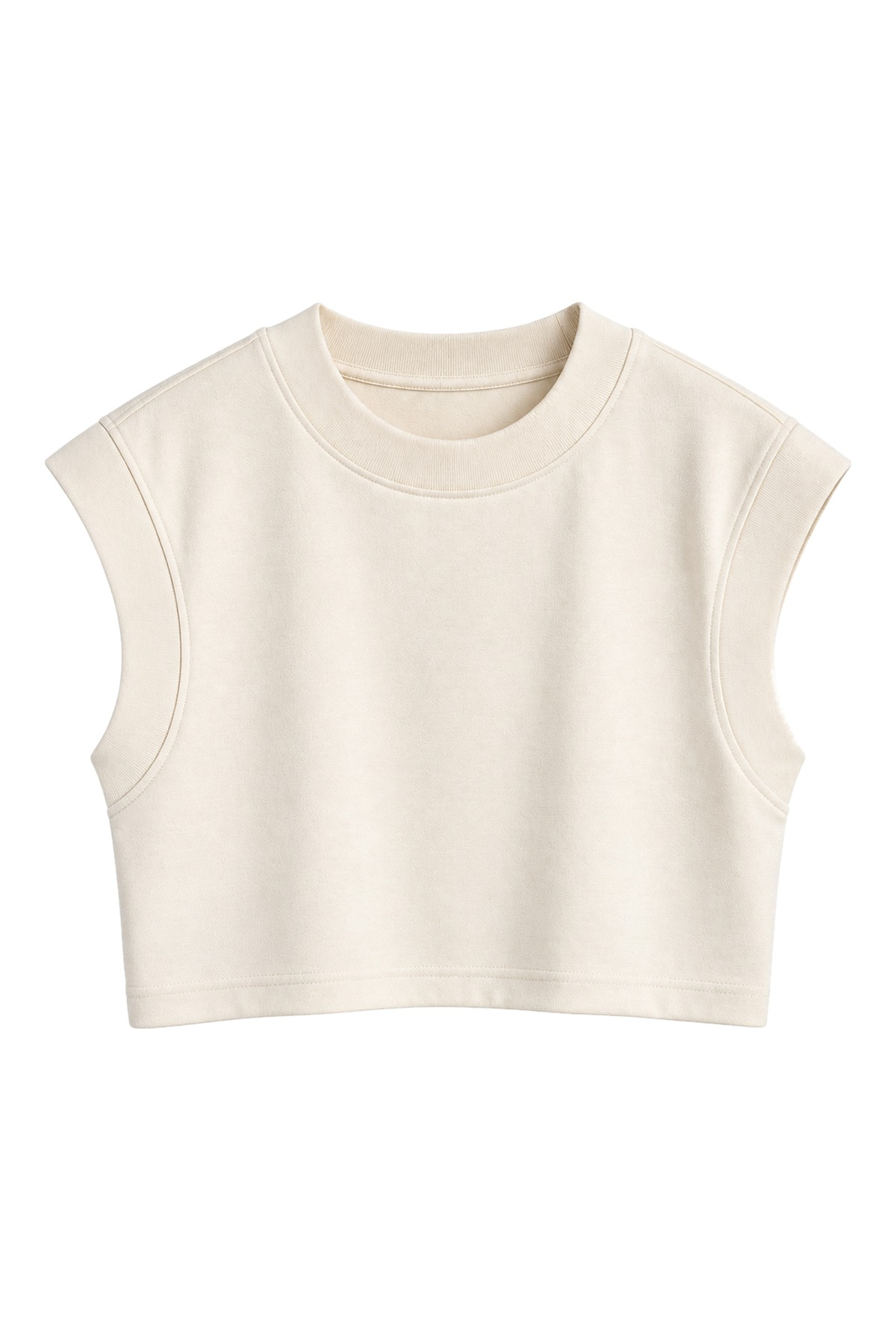 Nola Cream Cropped T-Shirt