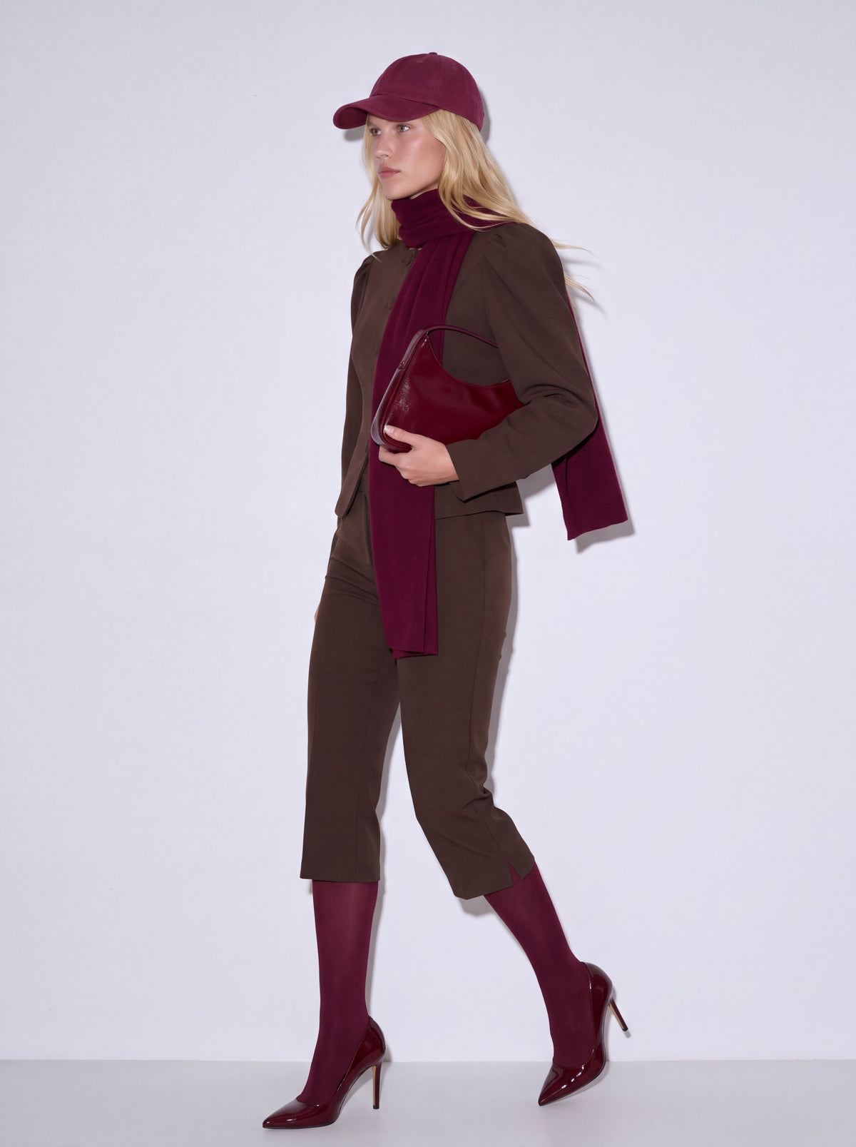 Alexandra Brown Long-Sleeve Jacket