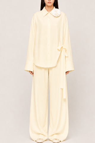 Lilibeth Belted Pajama Set