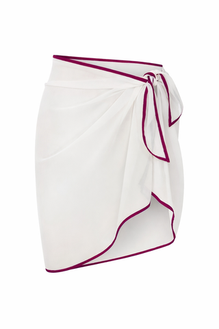 CONTRAST TRIM MINI PAREO