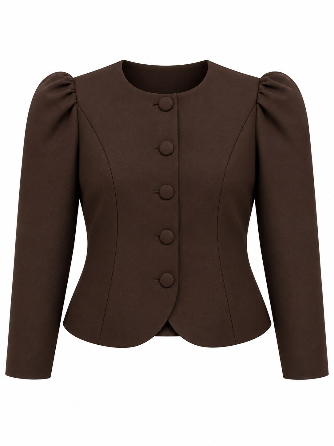 Alexandra Brown Long-Sleeve Jacket