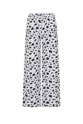 NINA DALMATIAN PRINT COTTON PAJAMA SET
