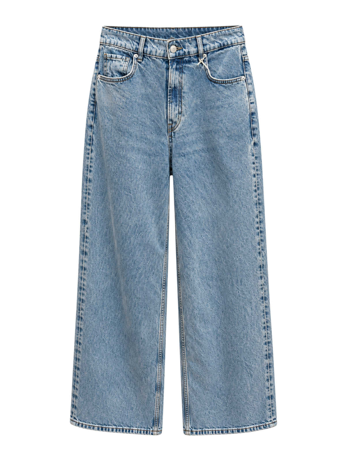 Nessa Light Blue Straight-Leg Jeans