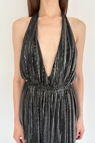 Saint Laurent Asymmetric Mini Dress