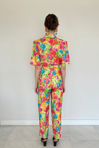 Vintage Floral Jumpsuit
