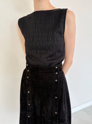 Fendi Jacquard Logo Blouse
