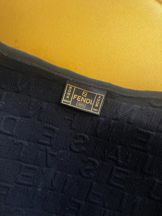 Fendi Jacquard Logo Blouse