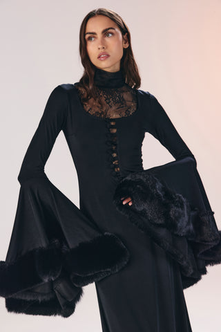 SIENNA BELL SLEEVE MAXI DRESS