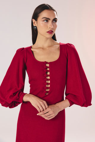 MARGOT BALLOON SLEEVE DRESS