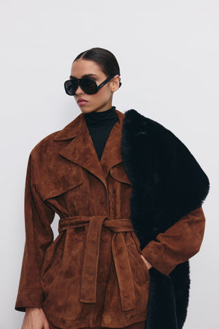 MADELEINE SUEDE JACKET
