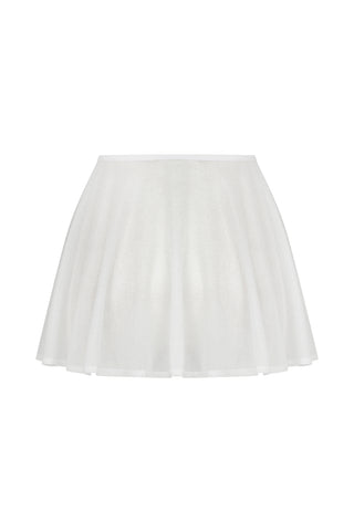 MINI SKIRT WHITE