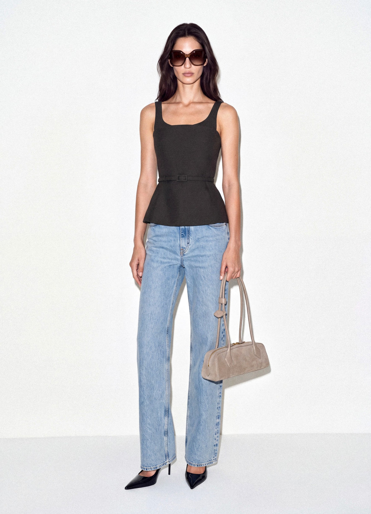 Nessa Light Blue Straight-Leg Jeans