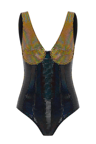 BETELGEUSE SHINY UNDERWIRED SWIMSUIT